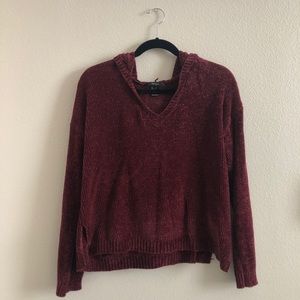 Red Hoodie Sweater